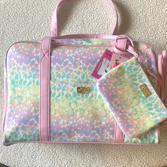 BETSEY JOHNSON OMBRÉ CRUIZIN WEEKEND BAG - Picture 2 of 13